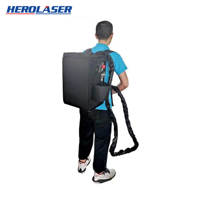 Portable Backpack Mobile Laser Rust Remover Machine Herolaser Cleaning