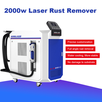 Herolaser 2000w Handheld Continuous Laser Rust Removal Machine For Metal Paint Oil