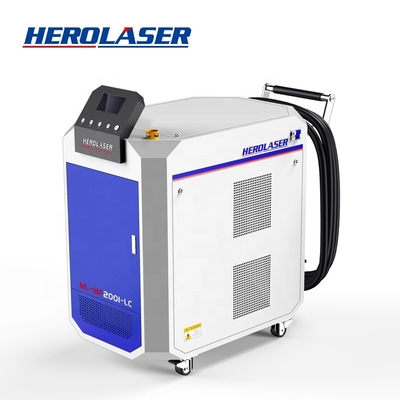 Herolaser 2000w Handheld Continuous Laser Rust Removal Machine For Metal Paint Oil