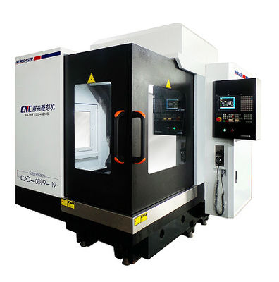 Air Cooling Automatic 100W CNC Fiber Laser Engraver For Metal