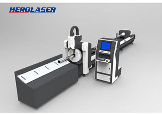 Cypcut control 6800mm Laser Tube Cutting Machine For Aluminum