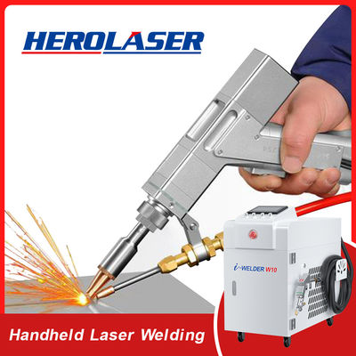 Purple Horn Lazer Welding Machine , Stainless Steel Aluminium Fiber Laser Welder